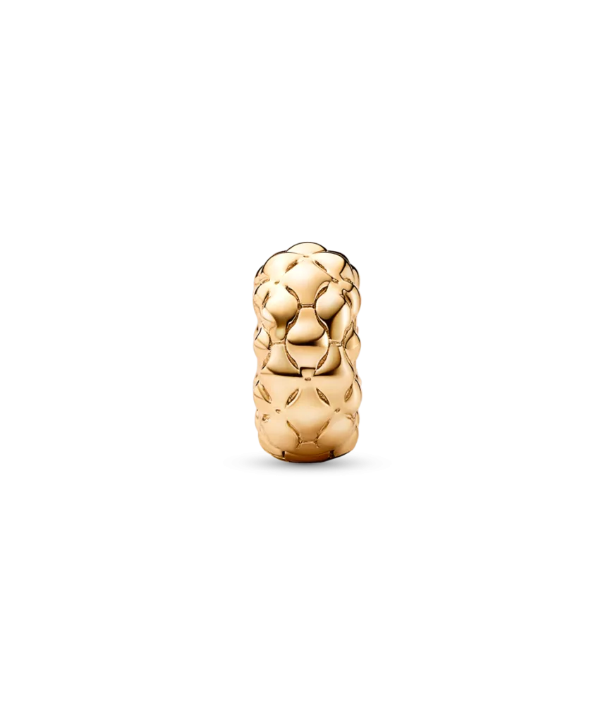 Clip con un recubrimiento en oro de 14k con Tachuelas Fino