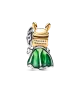 Charm en plata de ley y con un recubrimiento en oro de 14k Loki de Marvel