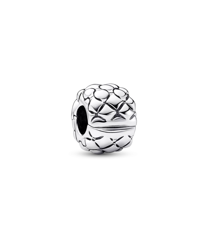 Clip en plata de ley con Tachuelas Ancho