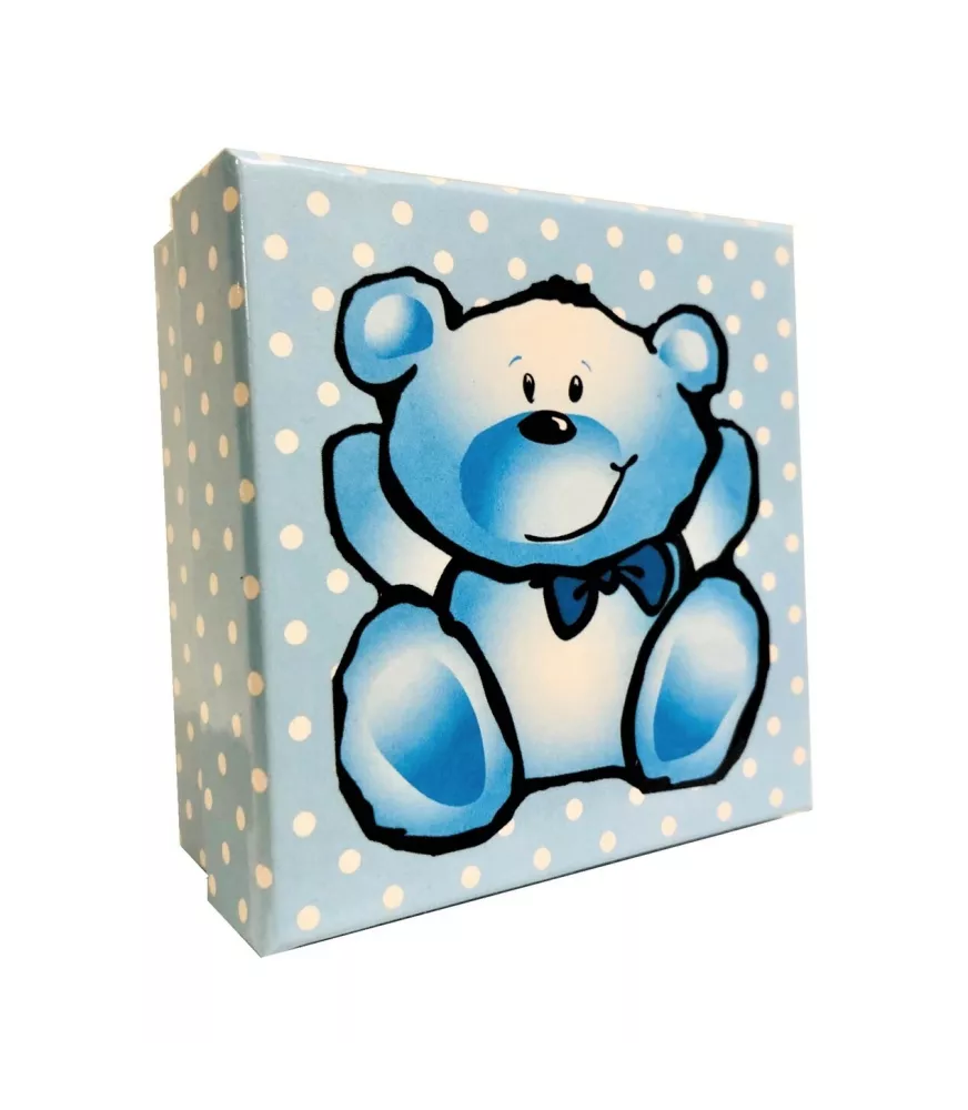 PINZA PARA CHUPETE DE PLATA OSITO RELIEVE 900123