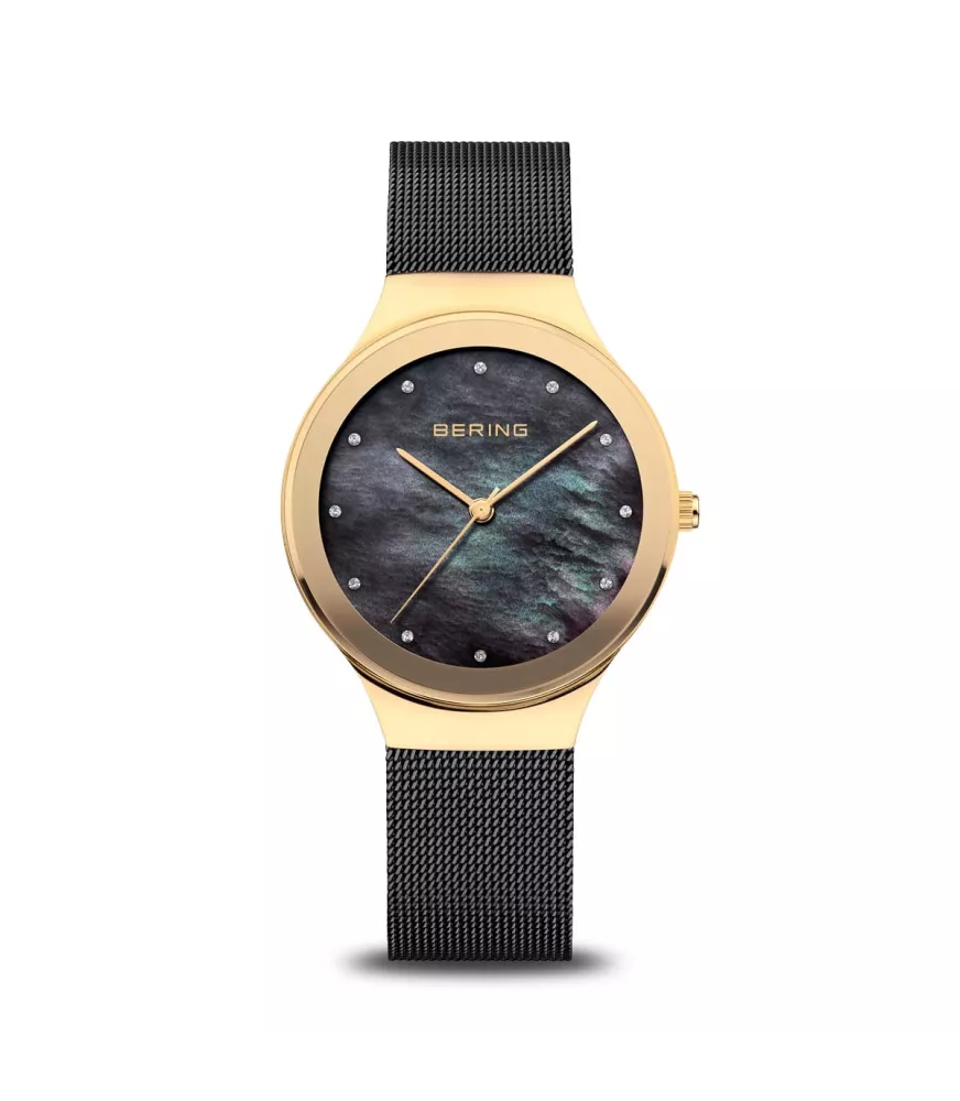 Reloj Bering Mujer clasico dorado 12934-132