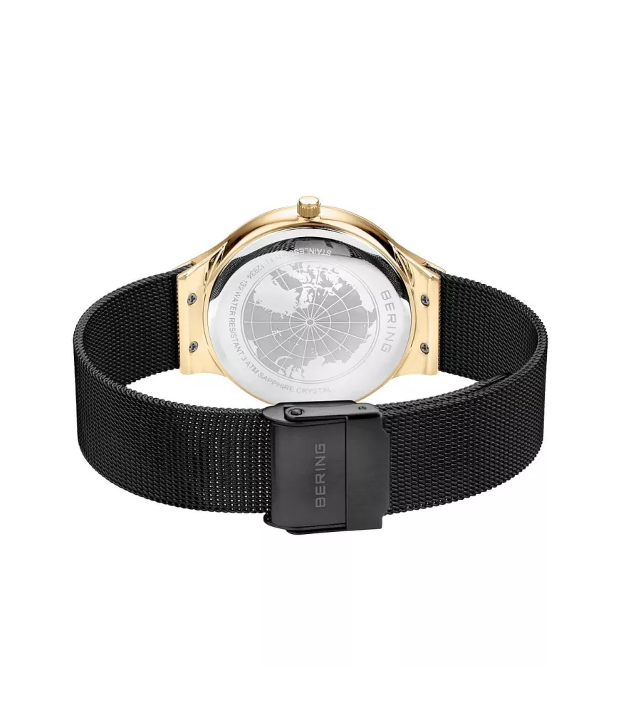 Reloj Bering Mujer clasico dorado 12934-132