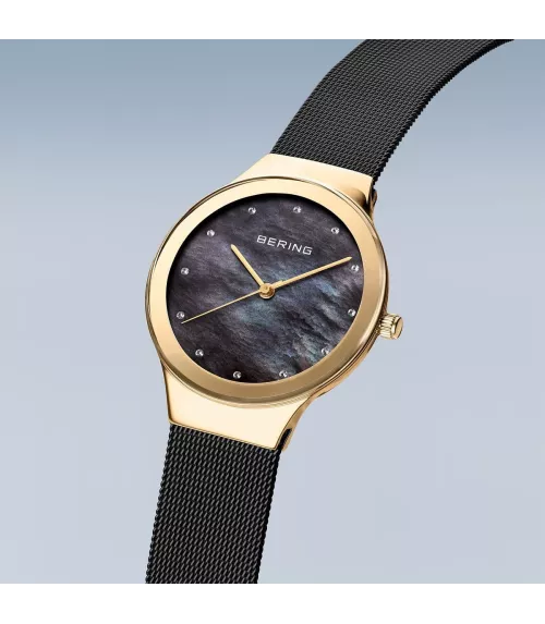 Reloj Bering Mujer clasico dorado 12934-132