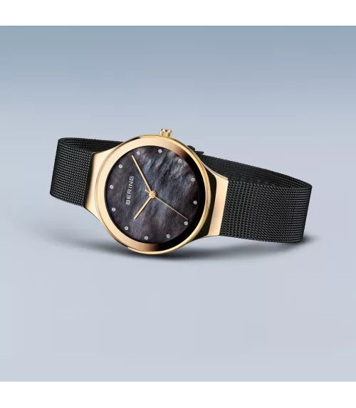 Reloj Bering Mujer clasico dorado 12934-132