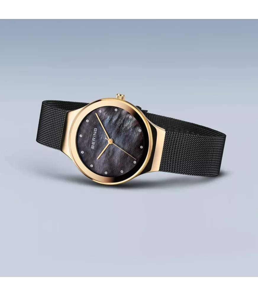 Reloj Bering Mujer clasico dorado 12934-132