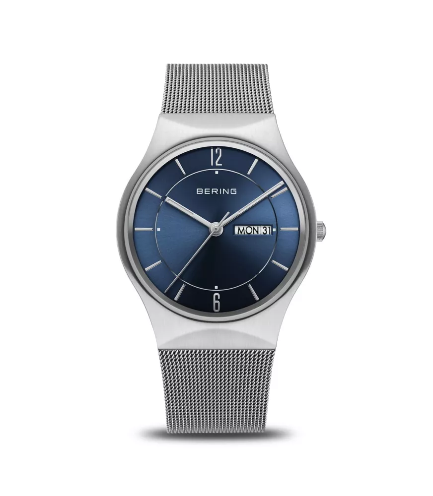 Reloj minimalista unisex esfera azul 11938-003DD