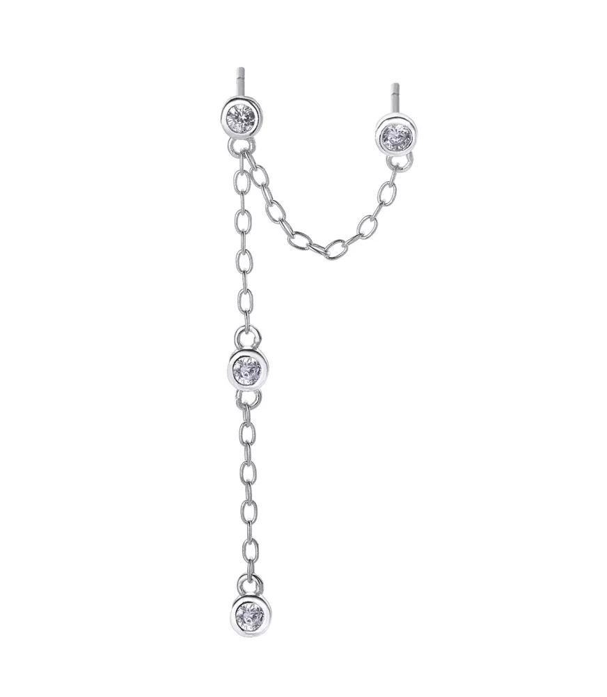 Pendiente Piercing Only One, de Duran Exquse en plata. 00511972