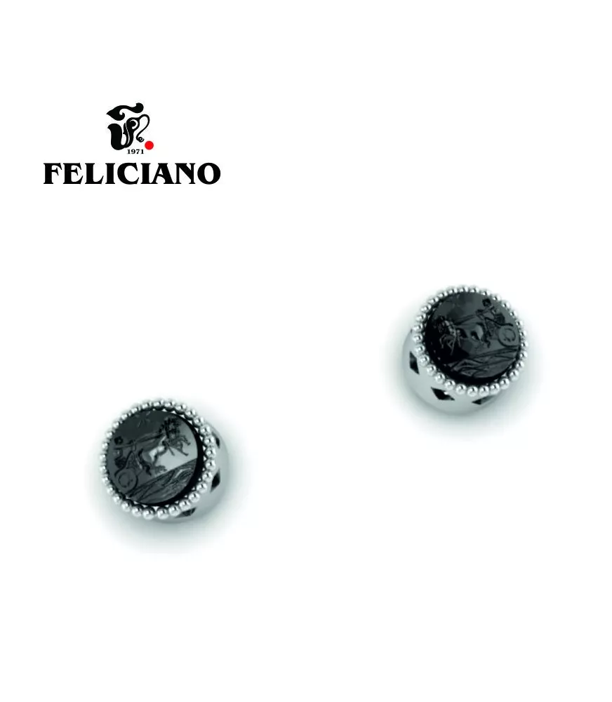 PENDIENTE PEQUEÑO EN PLATA CUADRIGA