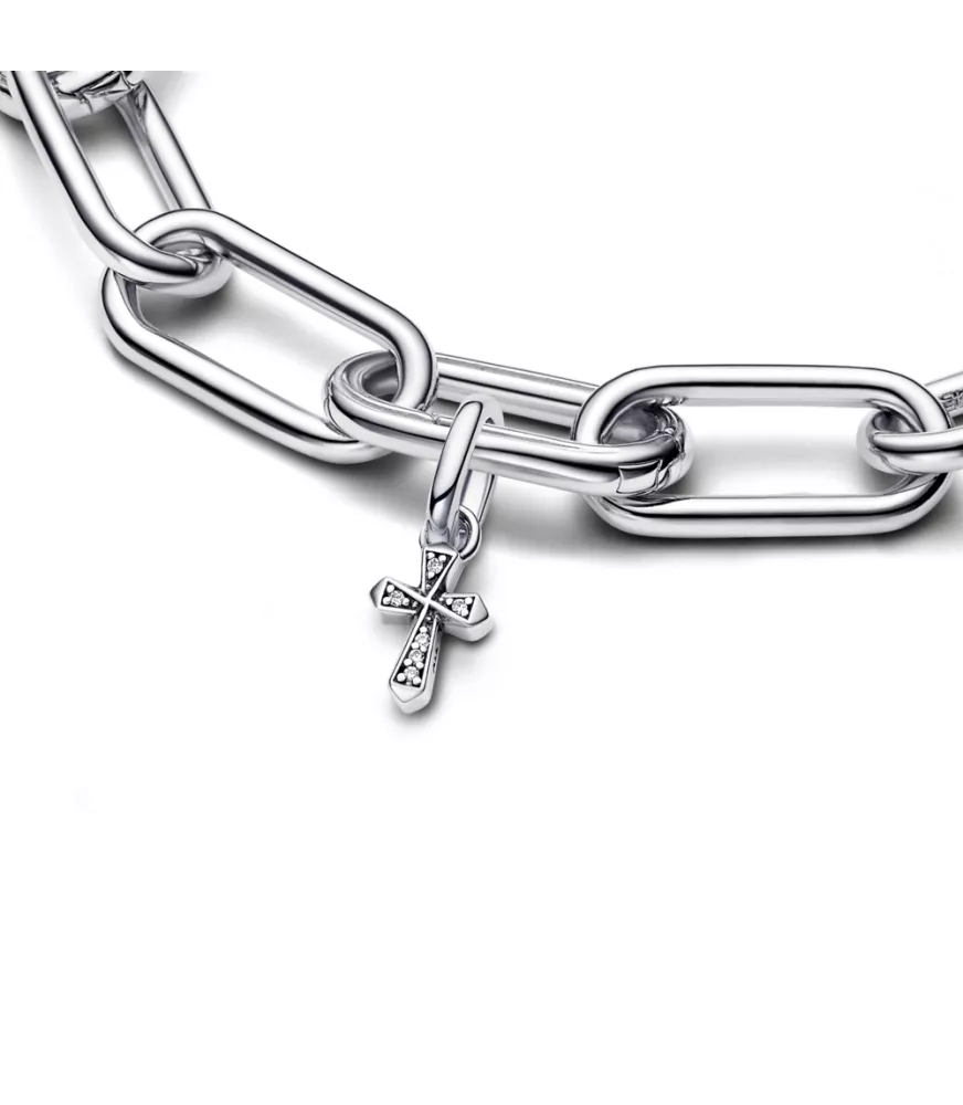 Charm Mini Colgante Pandora ME en plata de ley Cruz Brillante 