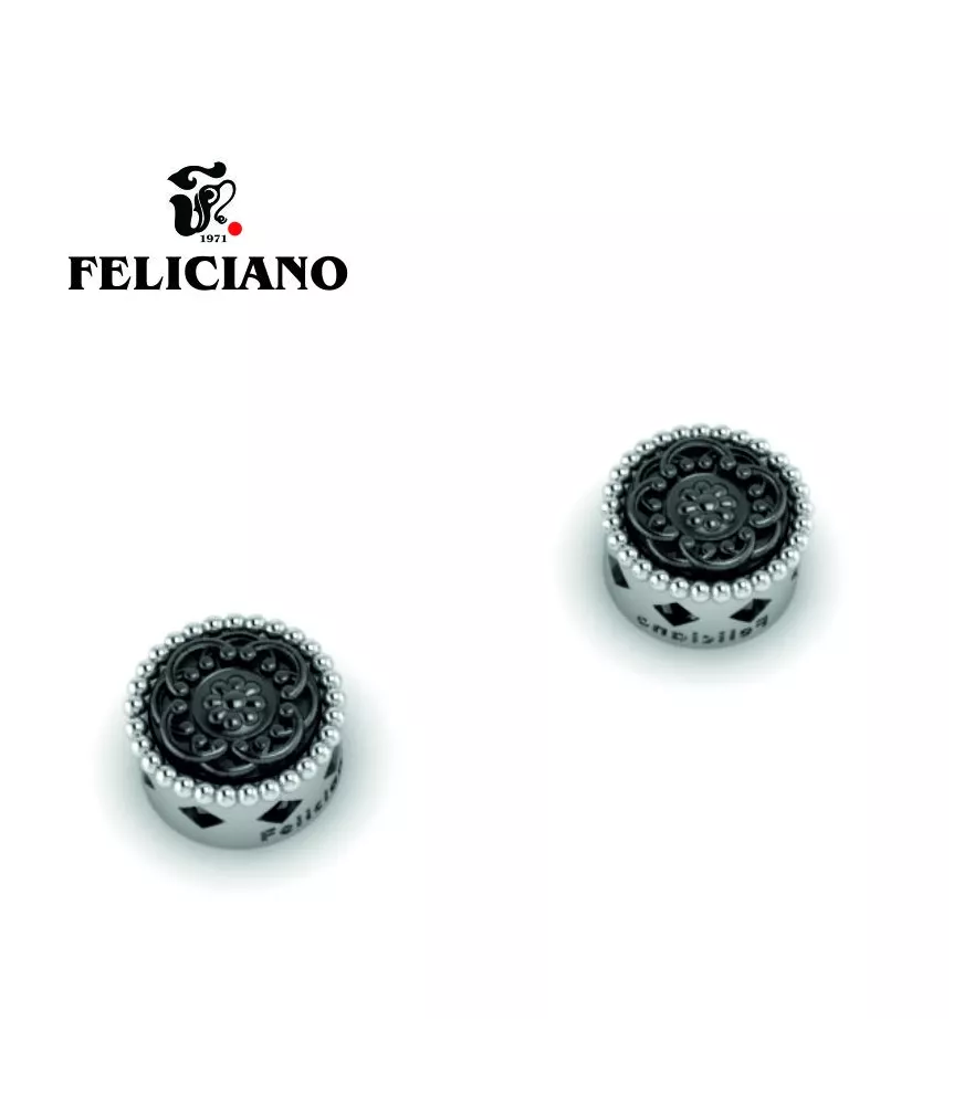 PENDIENTE PEQUEÑO EN PLATA LABRADA