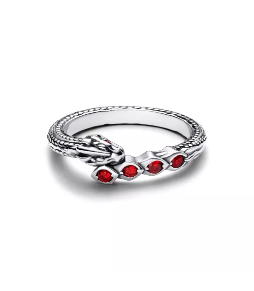 Anillo en plata de ley Dragón Brillante de Juego de Tronos  