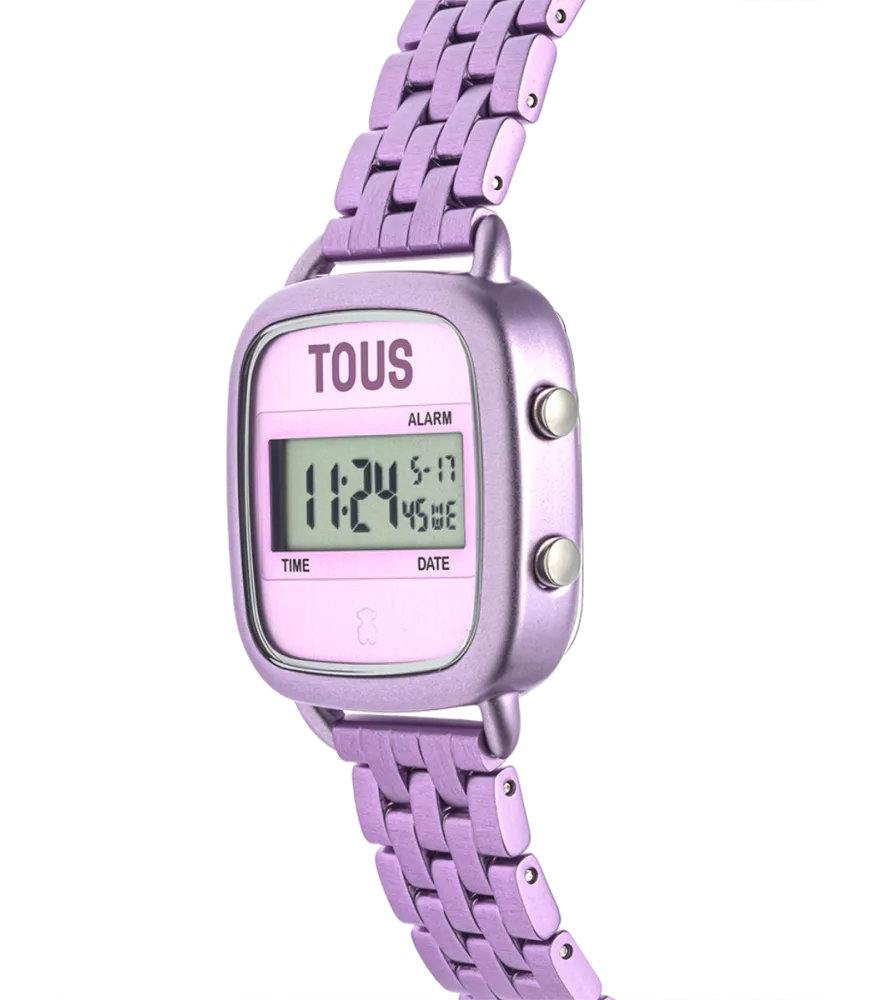 RELOJ TOUS D-LOGO ALUMINIO ROSA PARA MUJER 300358001