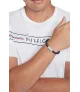 Pulsera para hombre Tommy Hilfiger de cuero trenzado y acero.2790480