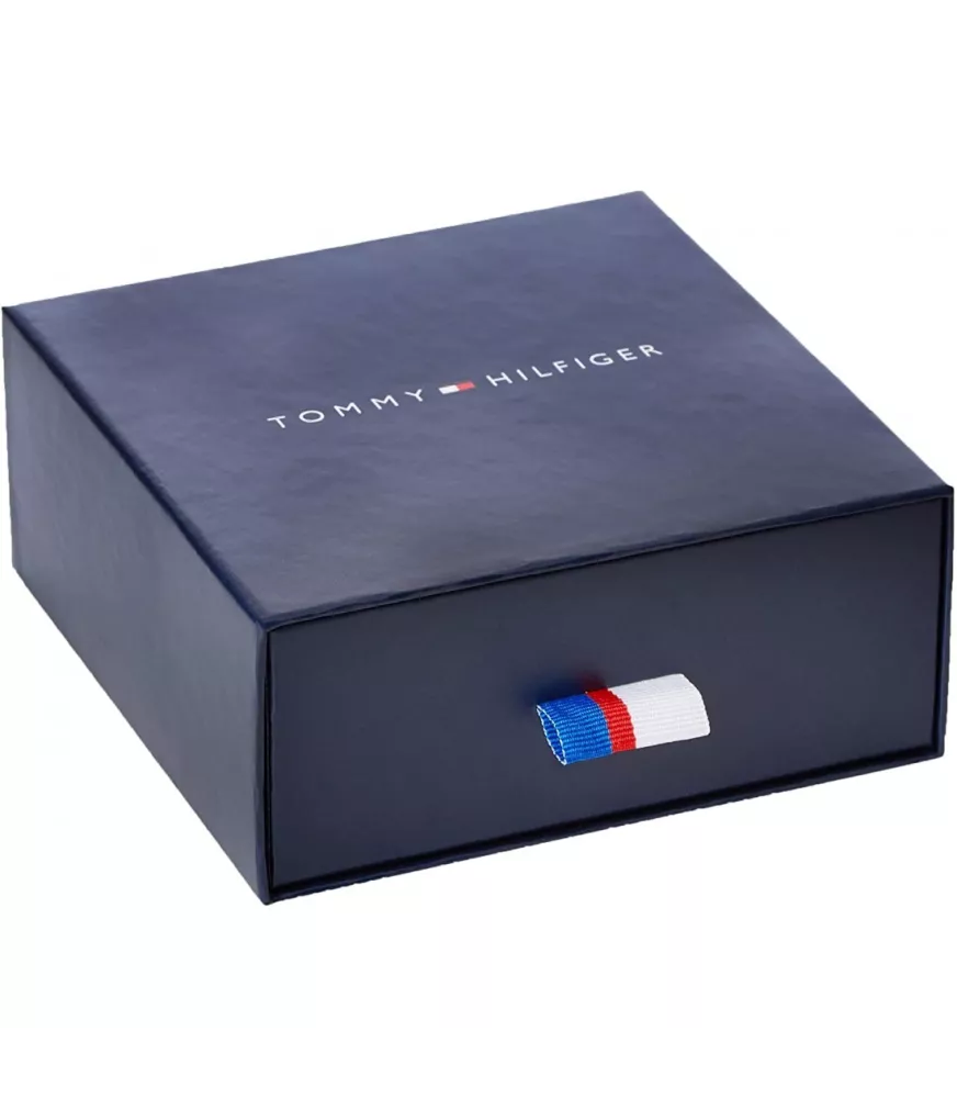 Pulsera para hombre Tommy Hilfiger de cuero trenzado y acero.2790480