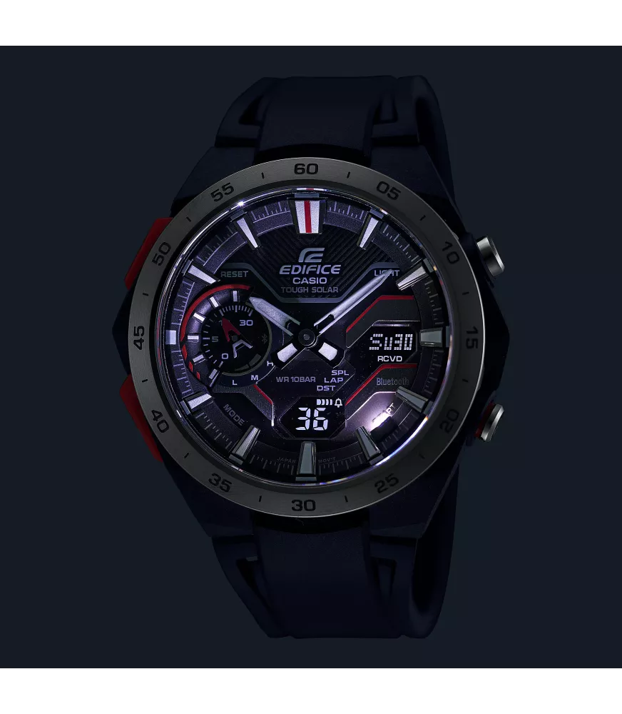 Reloj Casio Edifice Suspension Windflow Hombre, Solar, 3 agujas, cronógrafo...