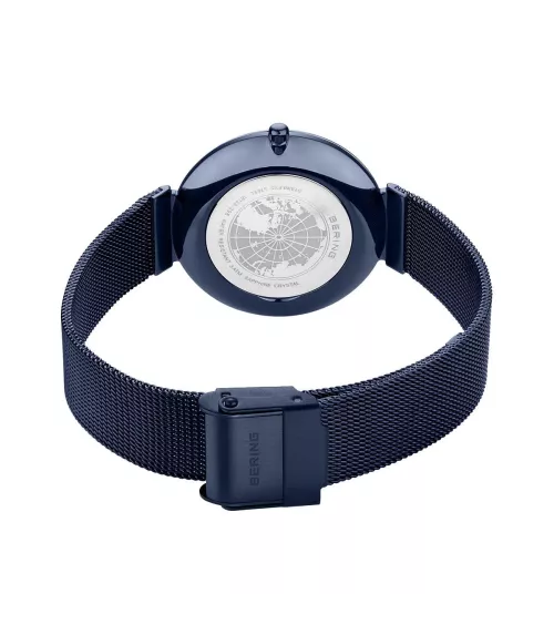 Reloj Bering Classic mujer azul pulido. 18132-398
