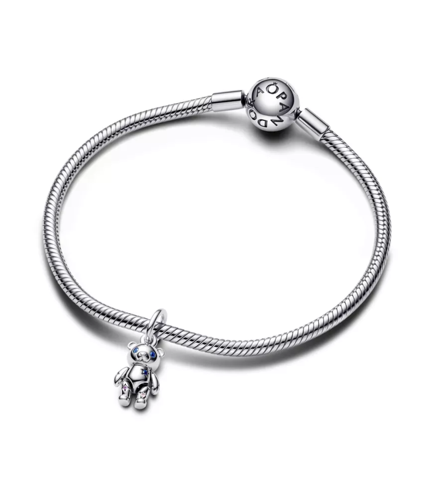 Charm en plata de ley Pingüino Esquiador