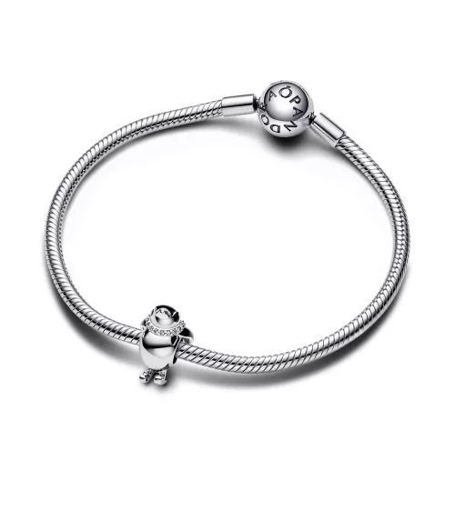 Charm en plata de ley Pingüino Esquiador