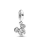 Charm Colgante en plata de ley Silueta Brillante Cabeza Mickey Mouse de Disney