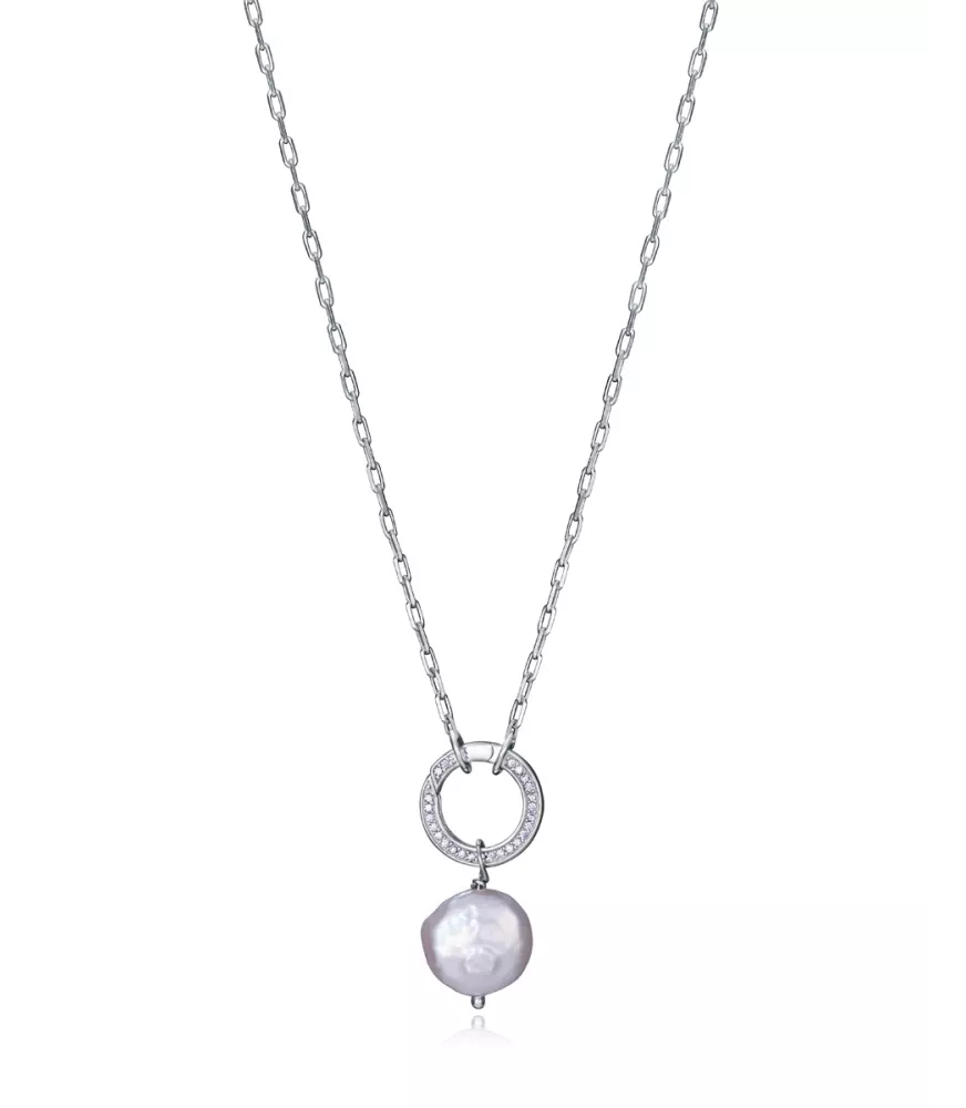 Collar Elegant Viceroy en plata de 925 milesimas, con perla cultivada.13180C000-90