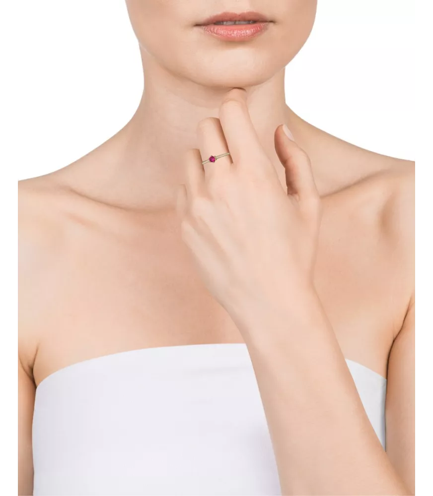 Anillo clásica Viceroy en plata de 925 milesimas con baño, con circonitas.9115A013-39