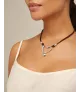 Collar Heart UNOde50, en metal bañado en plata.