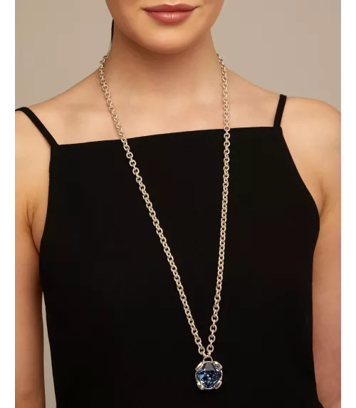 Collar Charisma UNOde50, en metal bañado en plata.