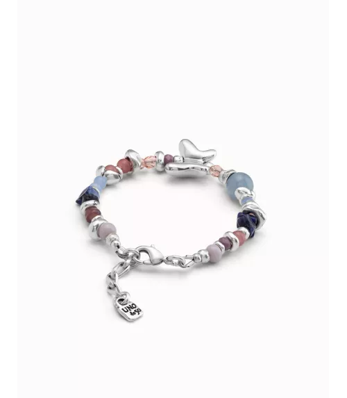Pulsera Metamorphosis Unode50, en metal bañado en plata.