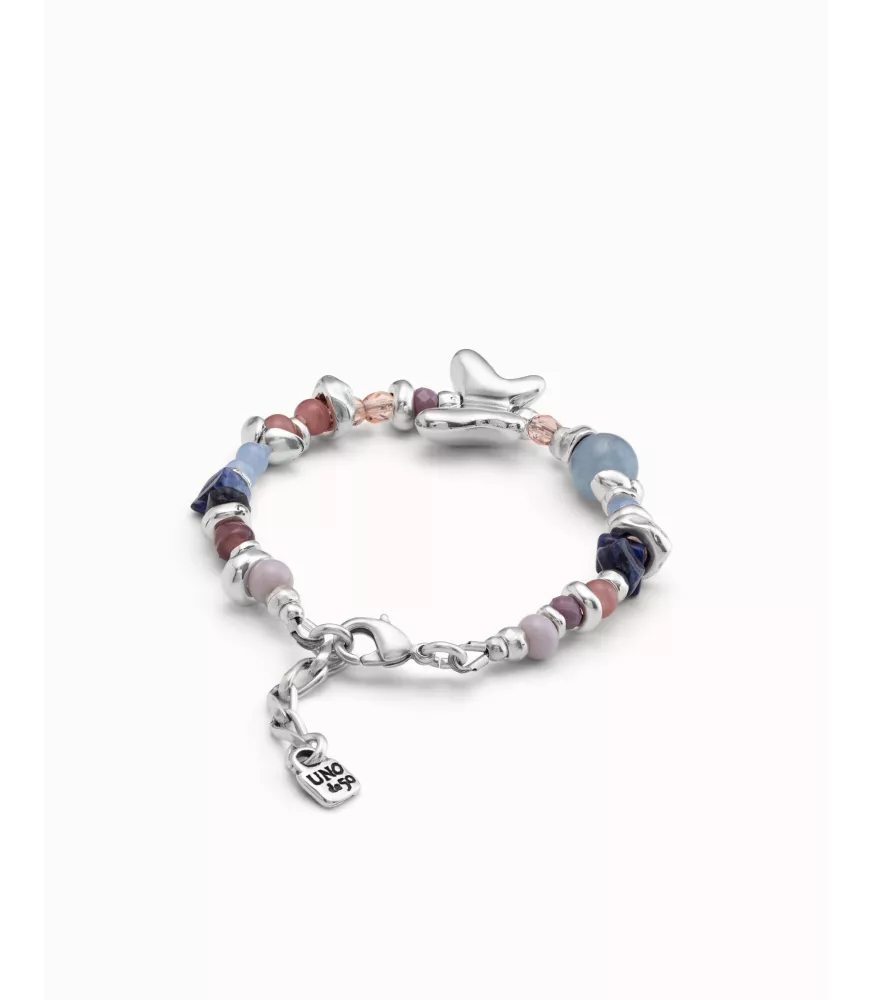Pulsera Metamorphosis Unode50, en metal bañado en plata.