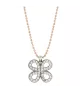 Colgante Sunfield Chloe Barcelona, en plata y plata bañada en oro rosa