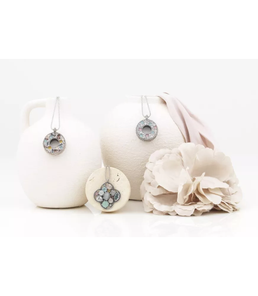 Colgante Sunfield Stella Spring, en plata. CL064560