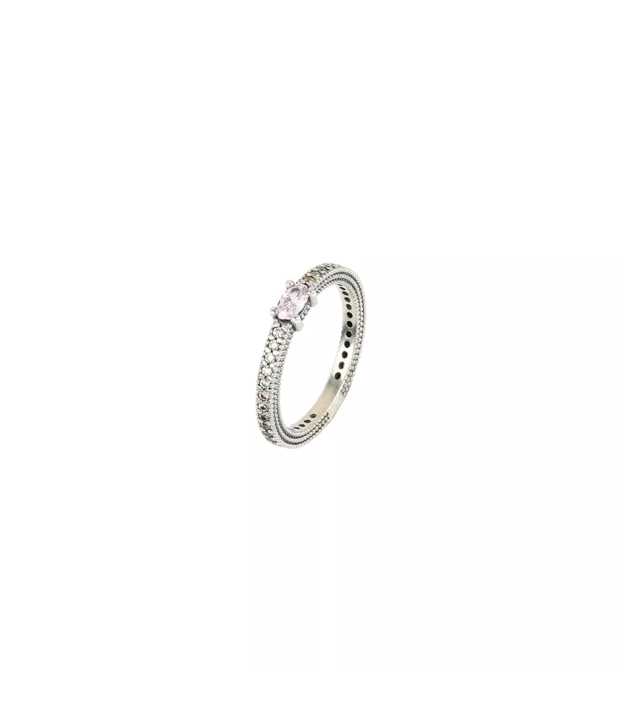 Anillo Sunfield Kaede Pink Light, en plata.  AN064463