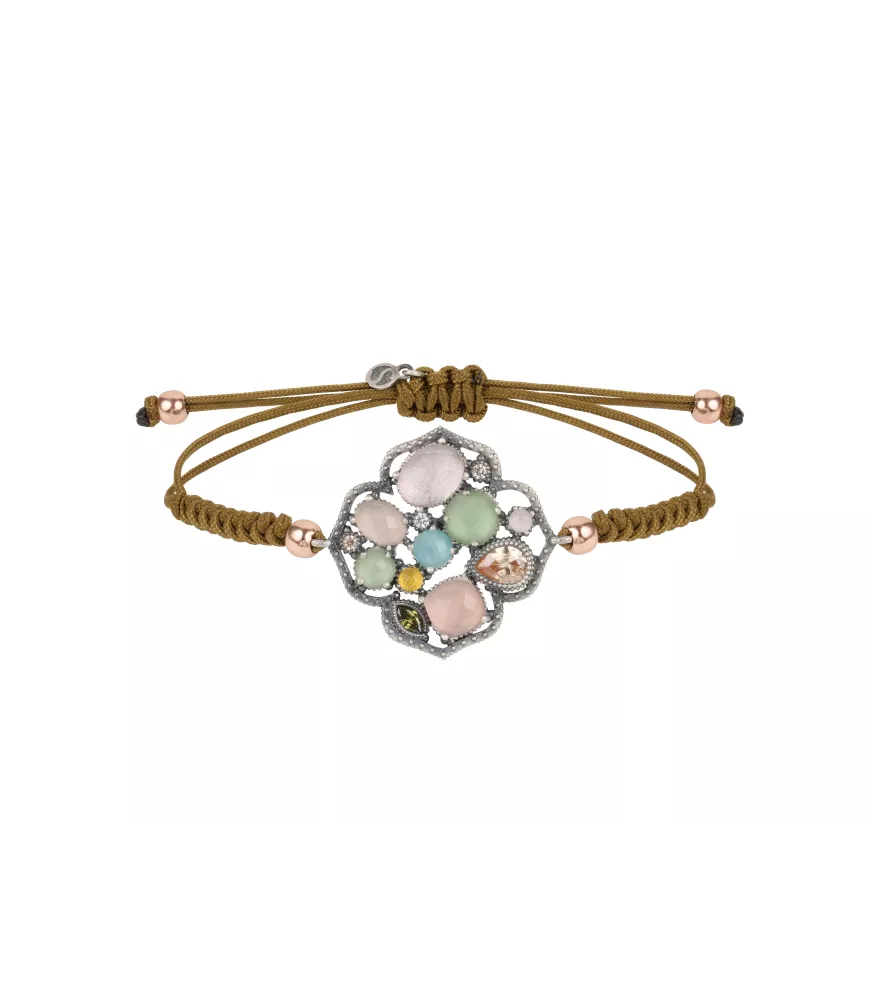 Pulsera Sunfield Celeste Pink, en plata. PU064550