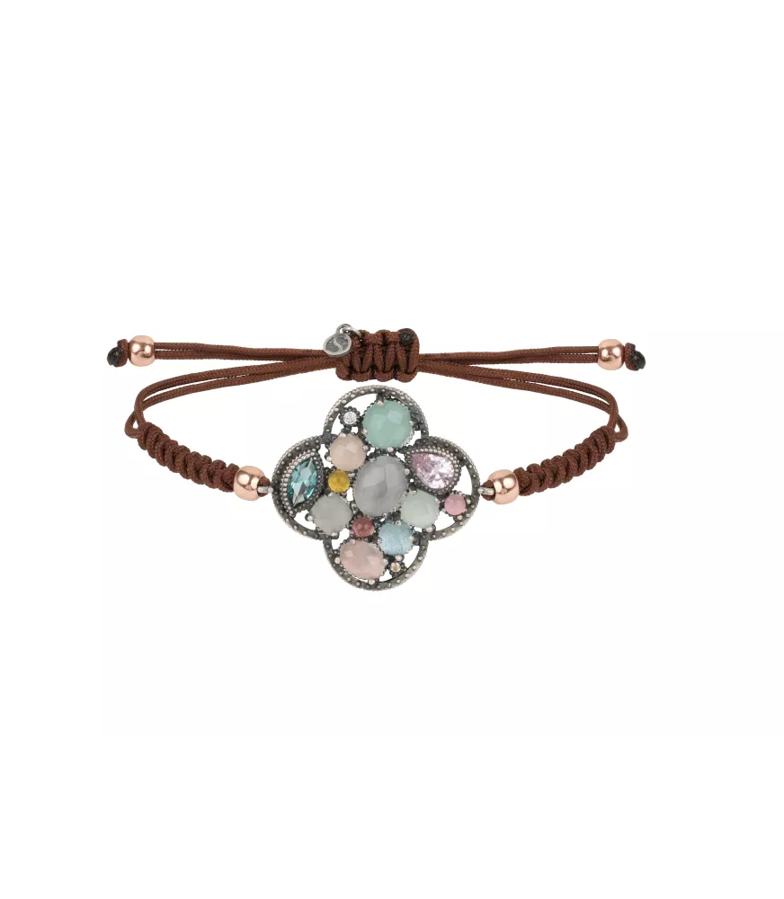 Pulsera Sunfield Celeste Gray, en plata. PU064551