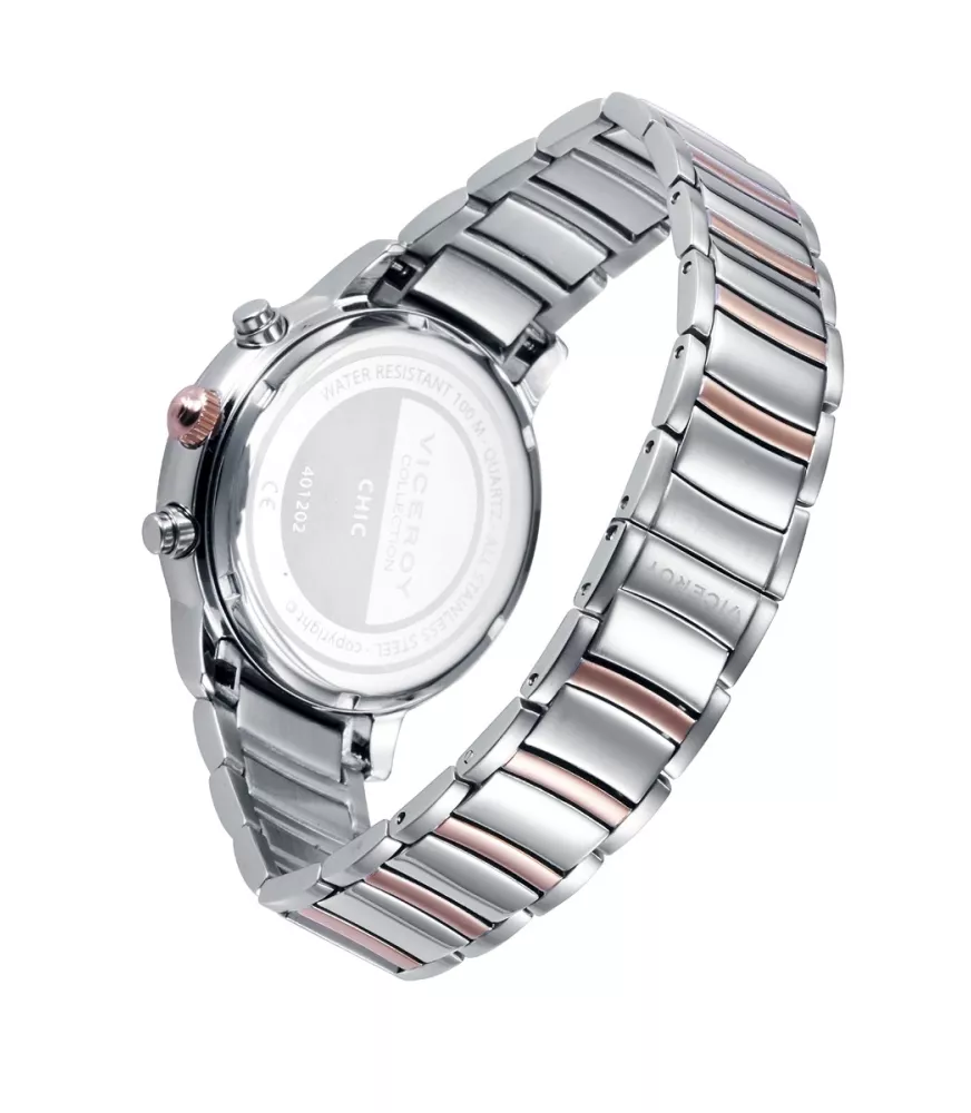 Reloj Viceroy mujer, cuarzo, analógico, 3 agujas y multifunción. 401206-75