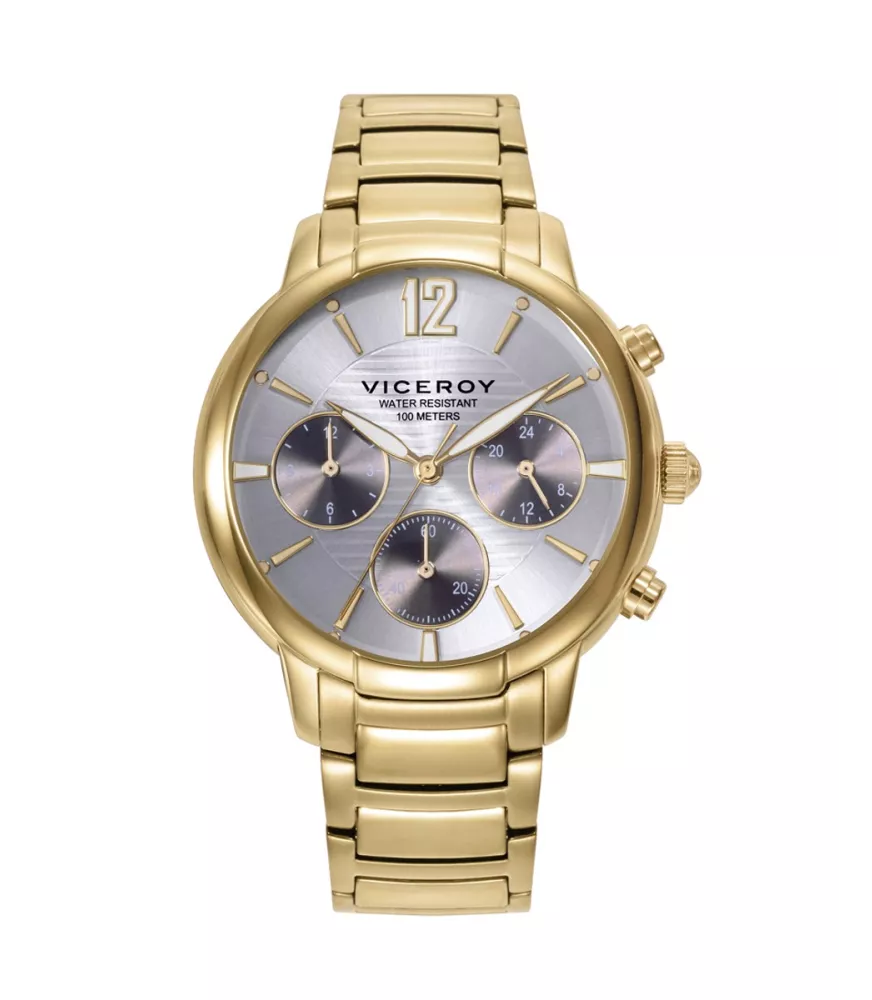Reloj Viceroy mujer, cuarzo, analógico, 3 agujas multifunción. 401206-85