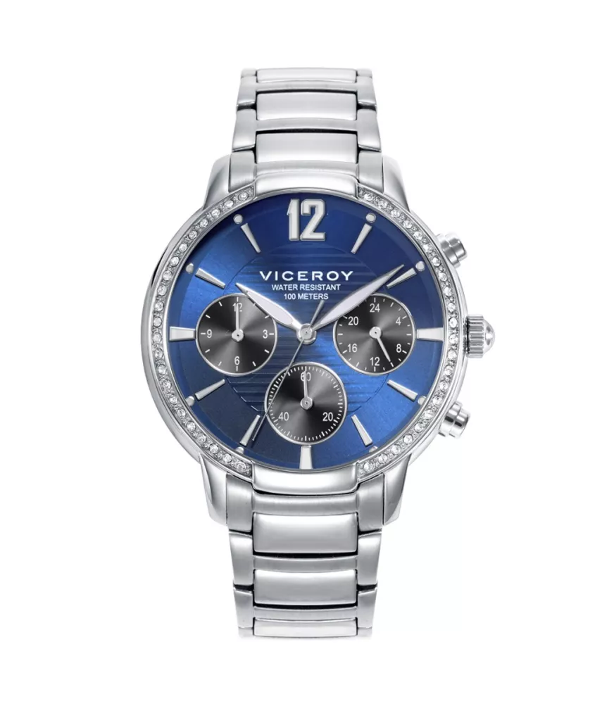 Reloj Viceroy mujer, cuarzo, analógico, 3 agujas, multifunción. 401208-35