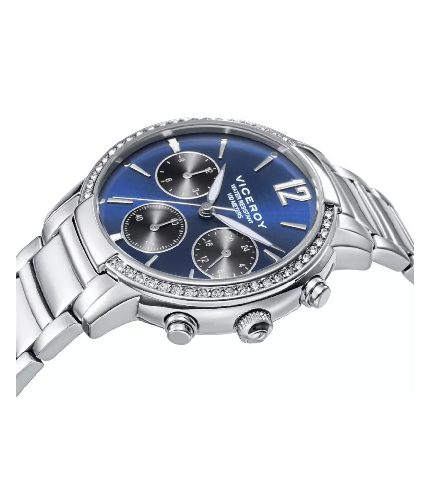 Reloj Viceroy mujer, cuarzo, analógico, 3 agujas, multifunción. 401208-35