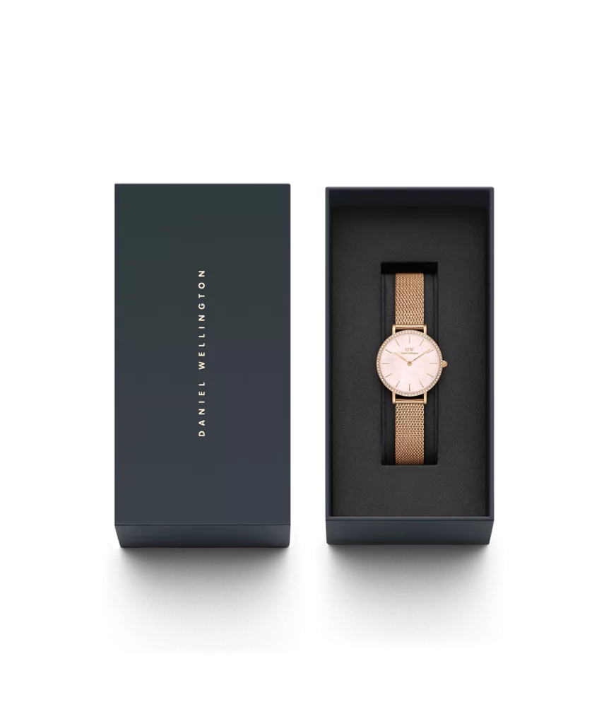 Reloj Daniel Wellington Petite Lumine Bezel Melrose Pink mujer DW00100663