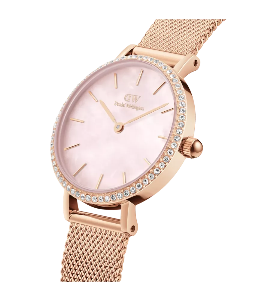 Reloj Daniel Wellington Petite Lumine Bezel Melrose Pink mujer DW00100663