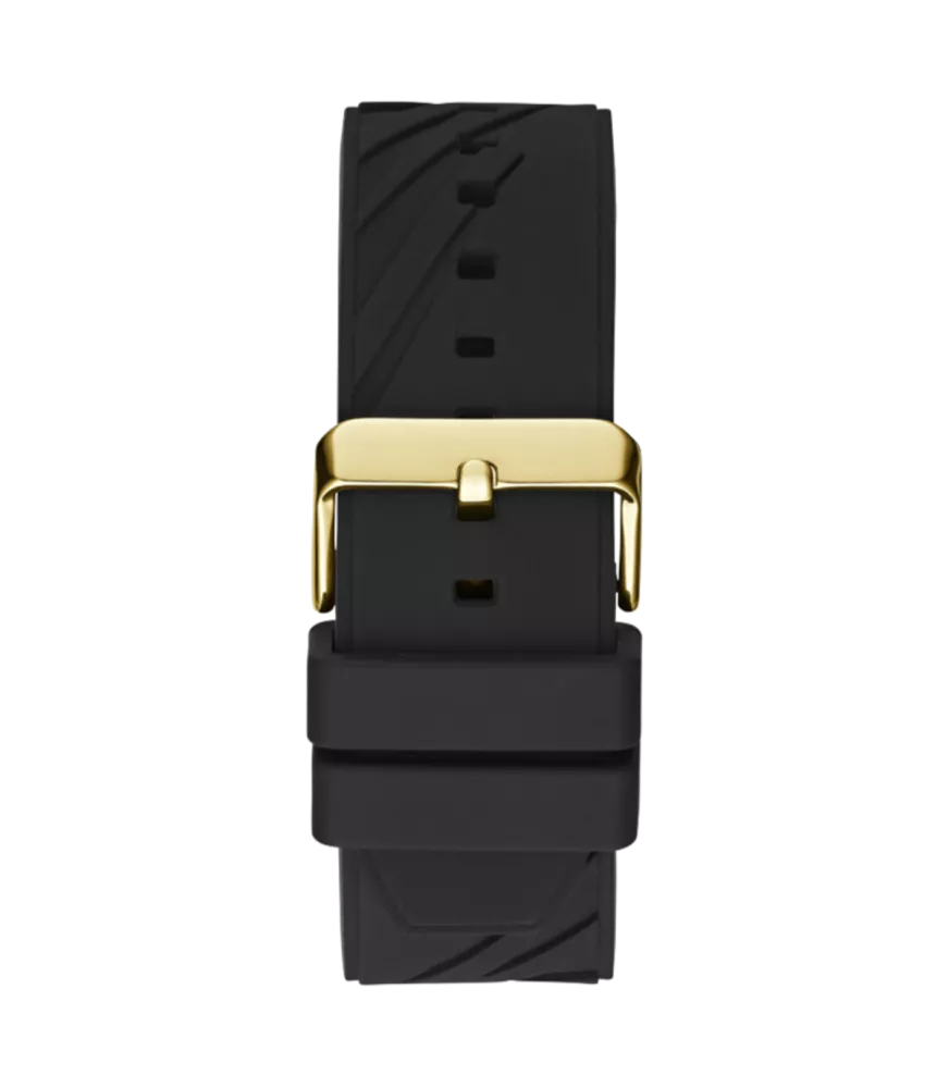 Cuarzo ,analógico, 3 agujas y multifunción. Con correa de caucho.