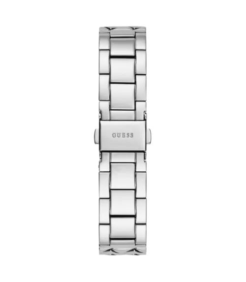 Cuarzo, analógico, 3 agujas y brazalete en acero.