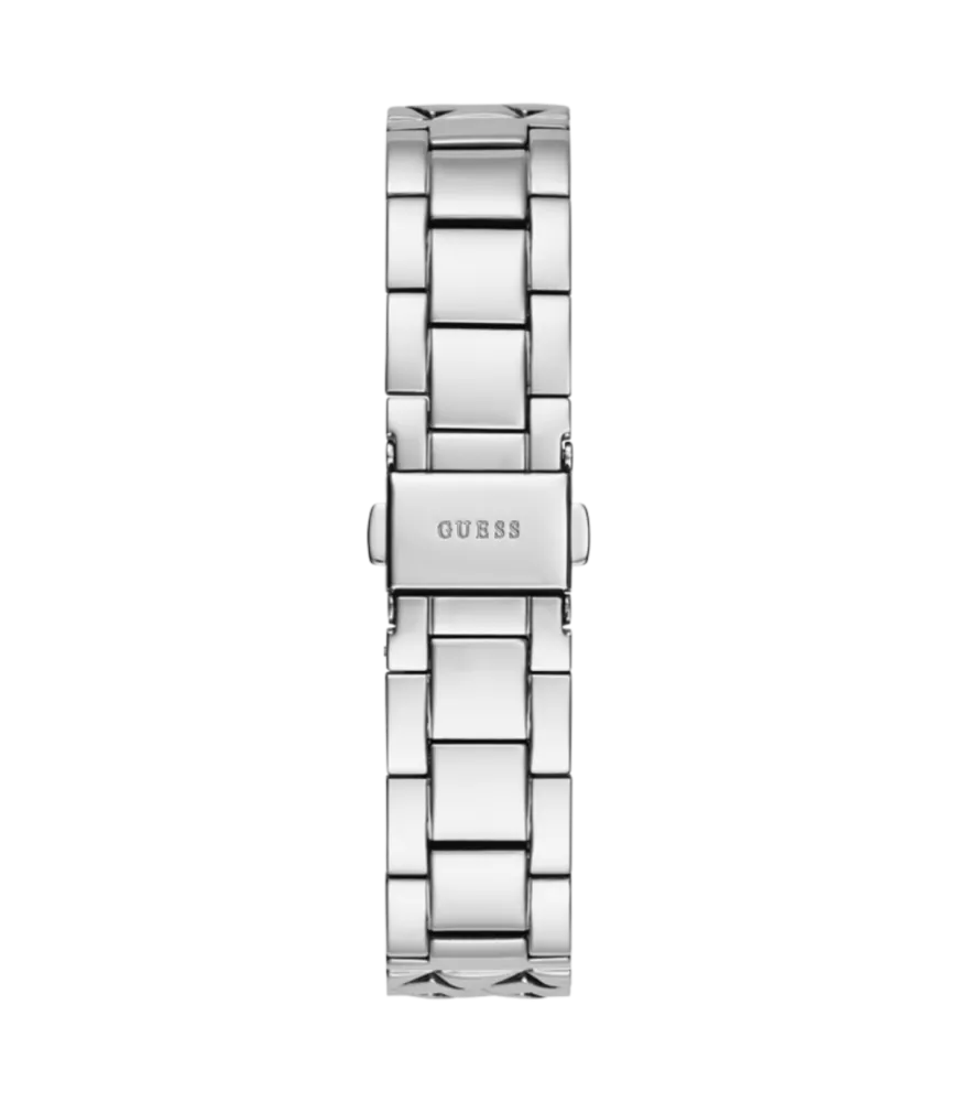 Cuarzo, analógico, 3 agujas y brazalete en acero.