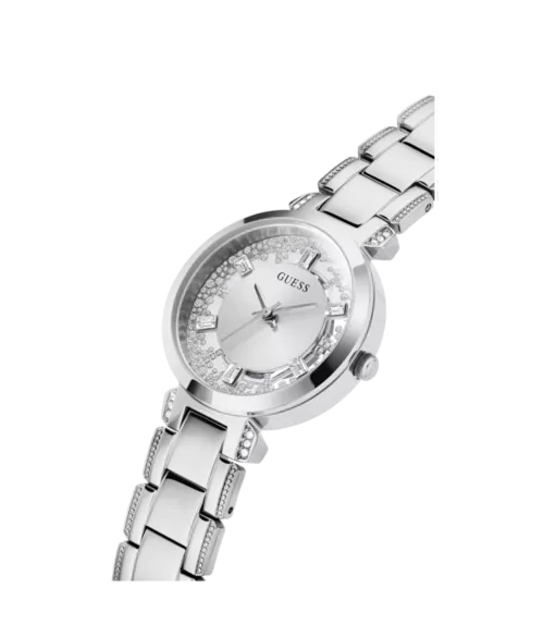 Cuarzo, analógico, 3 agujas y brazalete en acero.