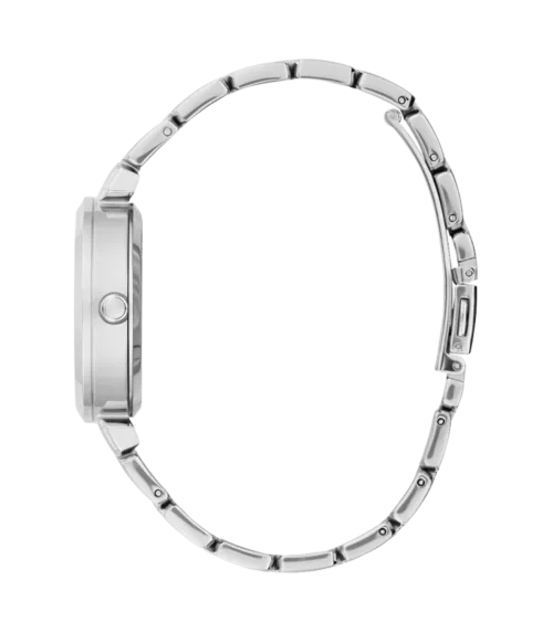 Cuarzo, analógico, 3 agujas y brazalete en acero.