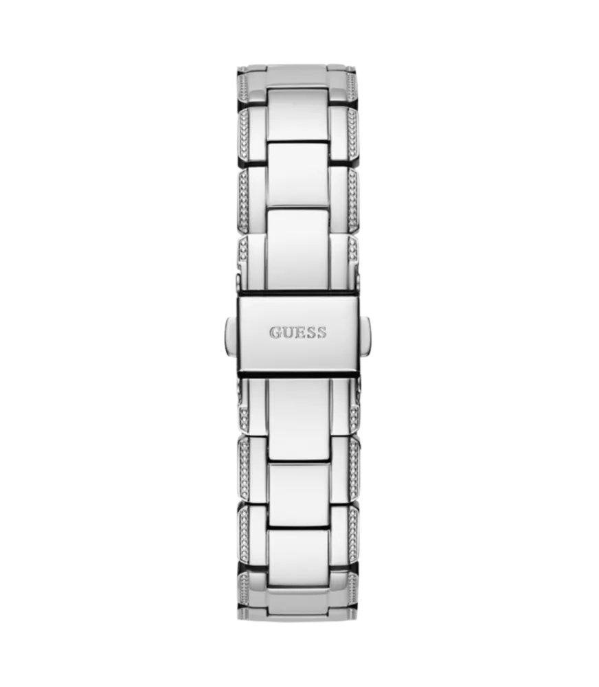 Cuarzo, analógico, 3 agujas y brazalete en acero.