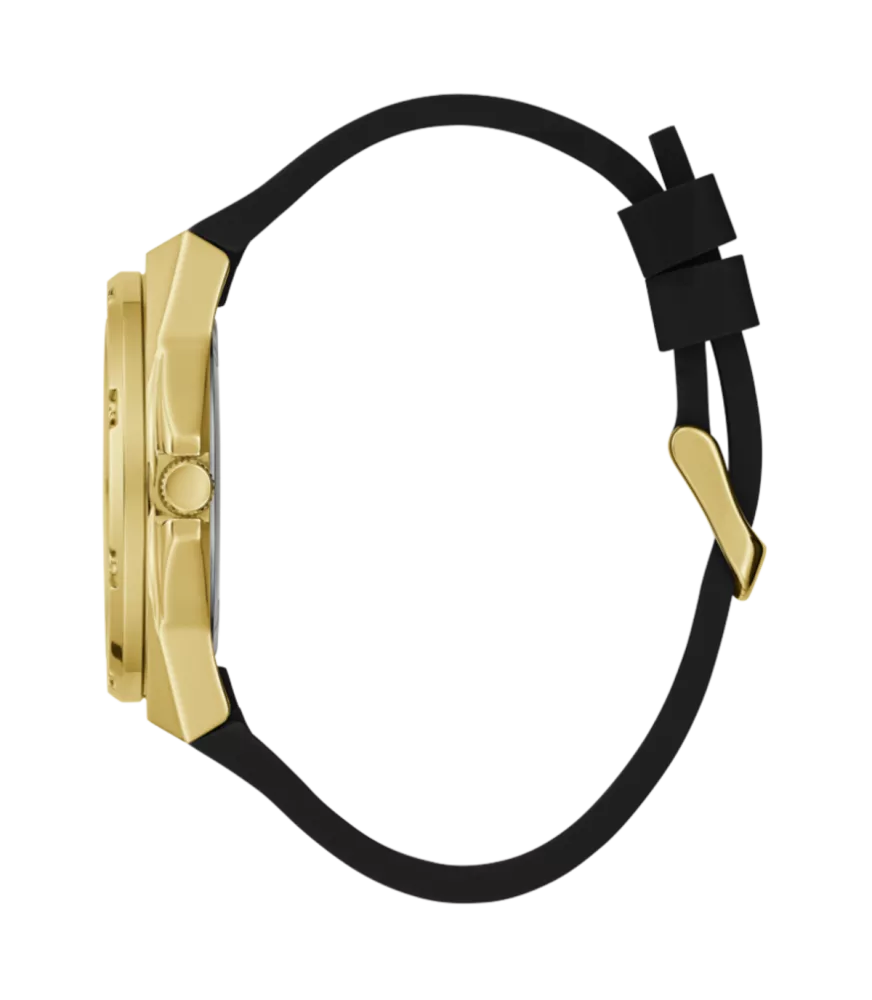 Cuarzo, analógico, 3 agujas, multifunción y brazalete en silicona.