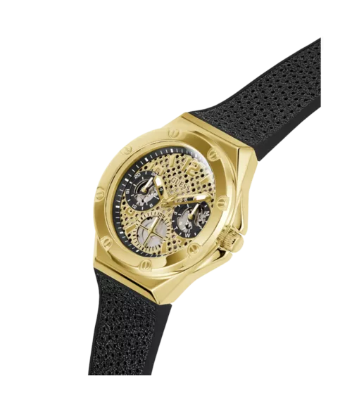 Cuarzo, analógico, 3 agujas, multifunción y brazalete en silicona.