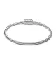 Pulsera Pandora Moments en plata de ley cadena de serpiente con cierre deslizante magnetico