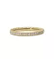 Anillo con un recubrimiento en oro de 14k Corazones y Brillo